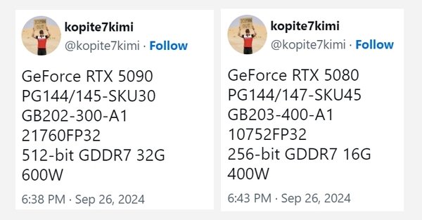 最高32GB显存！RTX 50系爆料信息汇总